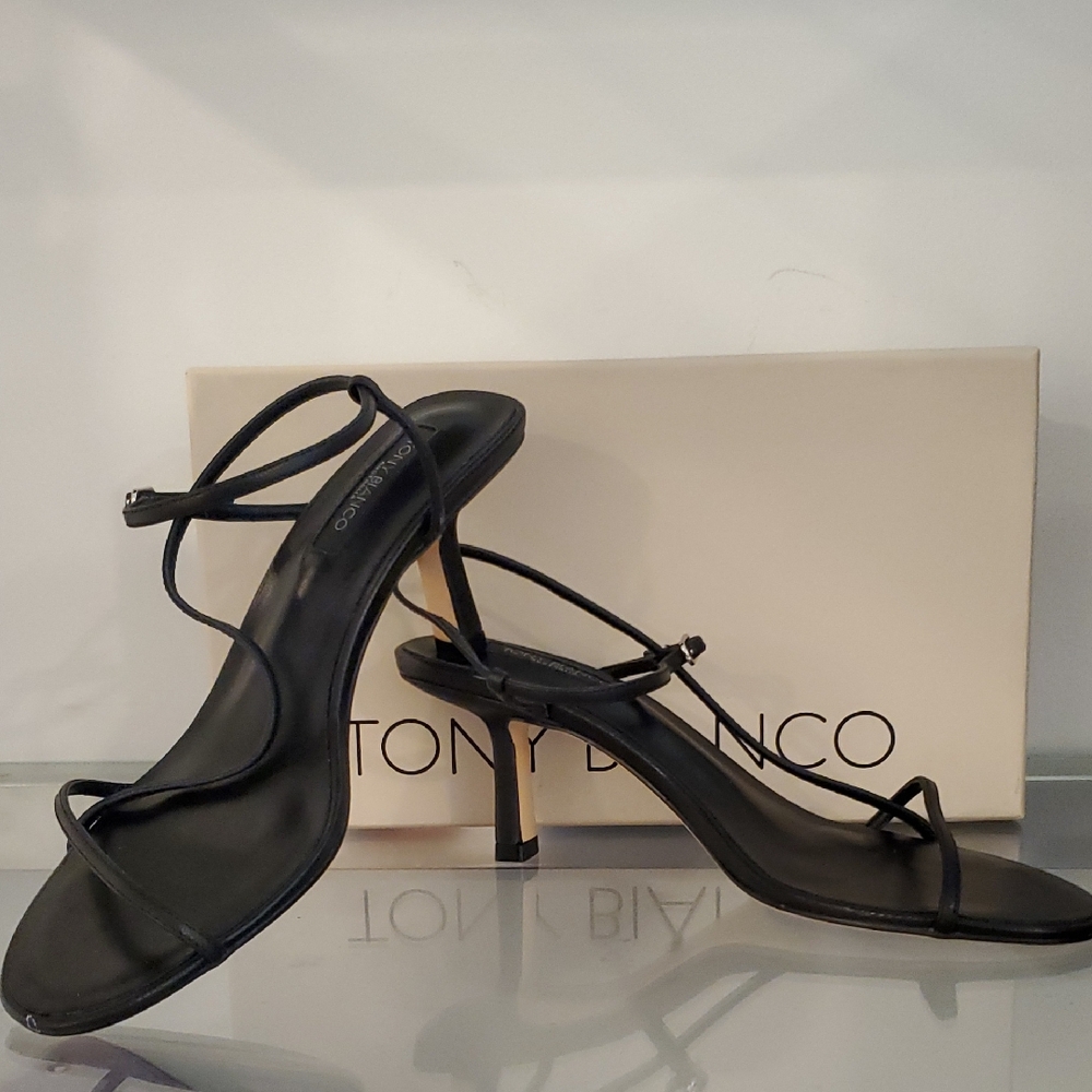 Tony Bianco Black Caprice Heels